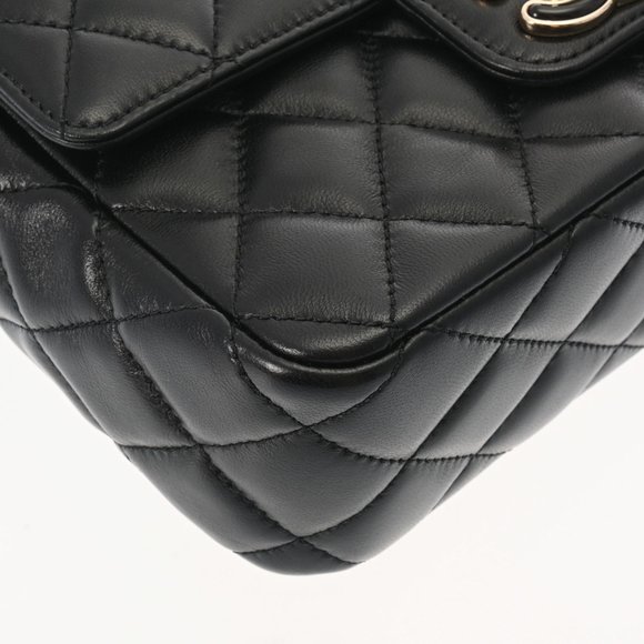 CHANEL Chanel Matelasse Heart Chain Shoulder Bag 20cm Black - Women's Lambskin - Picture 5 of 12